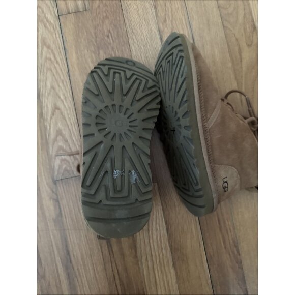 UGG Men’s Neumel Chukka Chesnut Brown Suede Ankle Boots S/N 3236 US Size 7 - Picture 6 of 7